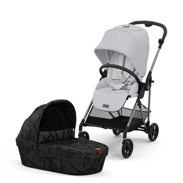CYBEX Gold Melio - Fog Grey/Real Black 2in1